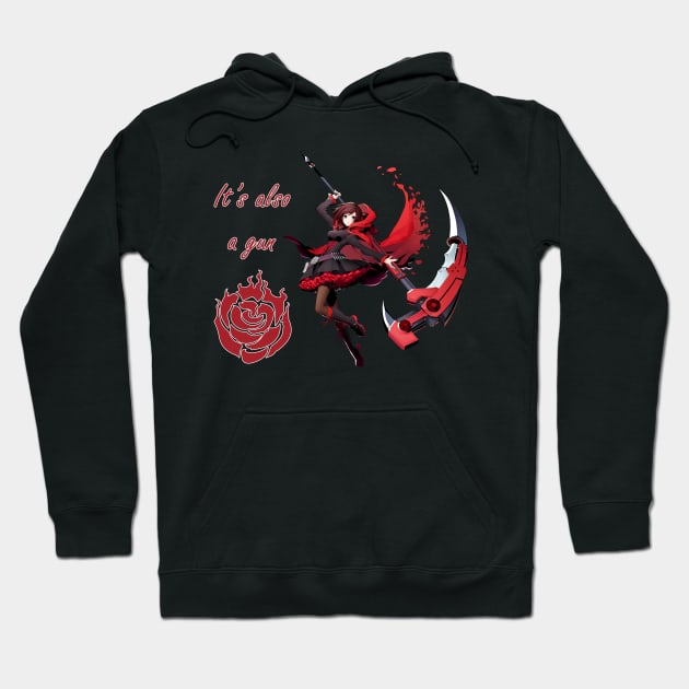 RWBY - Ruby Rose Hoodie by ReaperOfGrimm